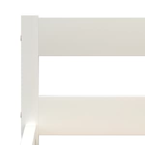 Rám postele bílý masivní borové dřevo 90 x 200 cm - obrázek 5