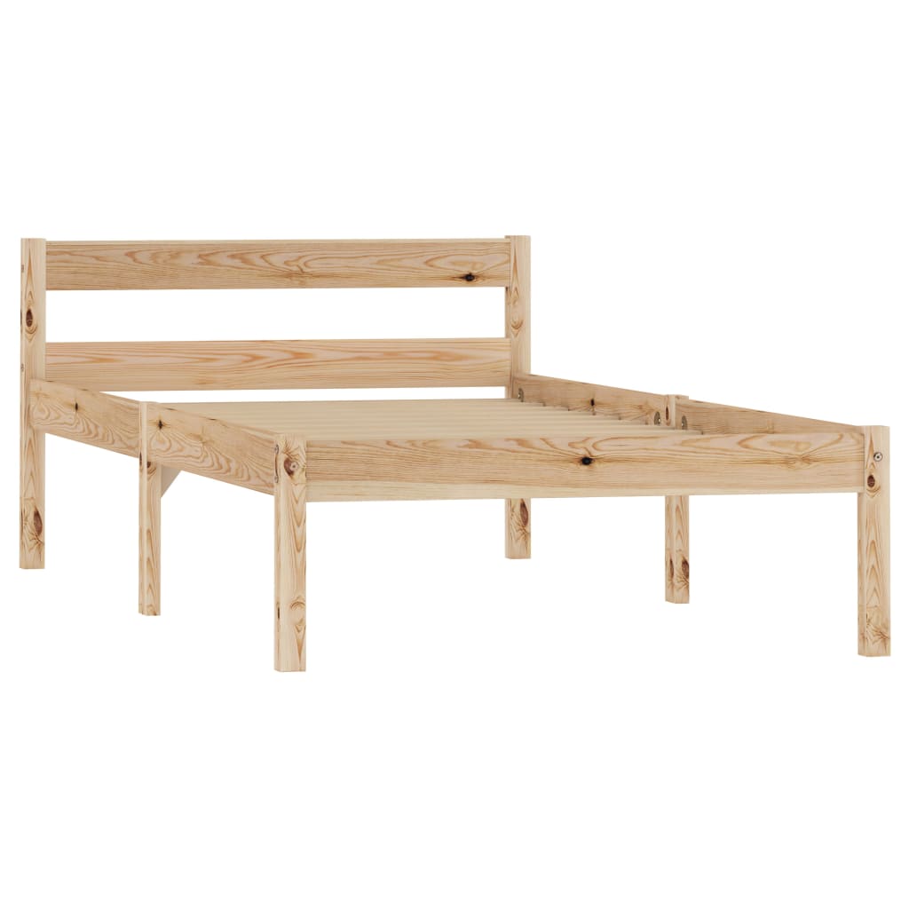 

vidaXL Bedframe massief grenenhout 100x200 cm