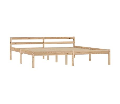vidaXL Sengeramme heltre furu 180x200 cm