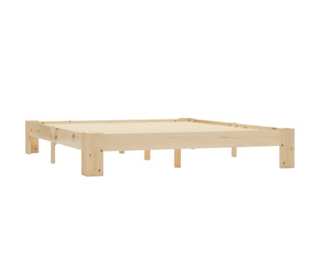 vidaXL Estructura de cama de madera maciza de pino 180x200 cm