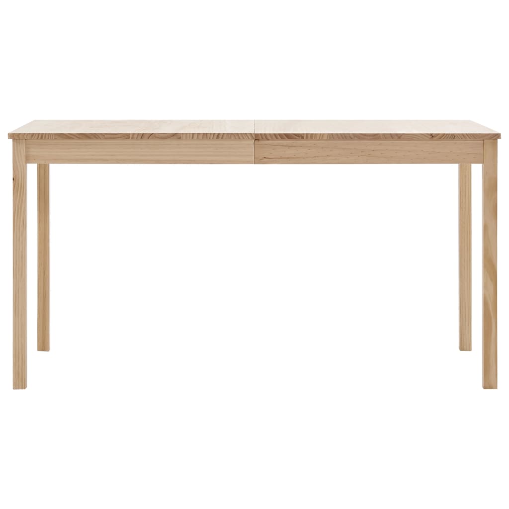 vidaXL Jedálenský stôl 140x70x73 cm, borovicové drevo