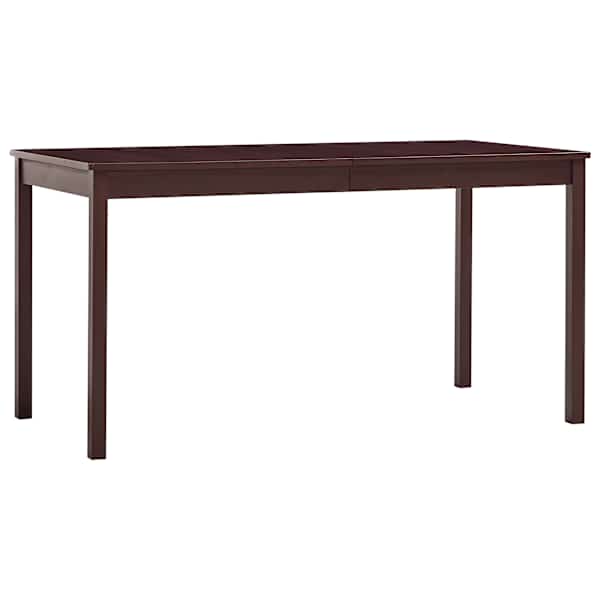 vidaXL s&ouml;&ouml;gilaud tumepruun 140 x 70 x 73 cm m&auml;nnipuit