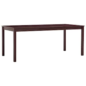 vidaXL s&ouml;&ouml;gilaud tumepruun 180 x 90 x 73 cm m&auml;nnipuit