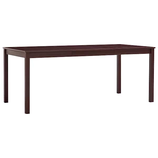 vidaXL s&ouml;&ouml;gilaud tumepruun 180 x 90 x 73 cm m&auml;nnipuit
