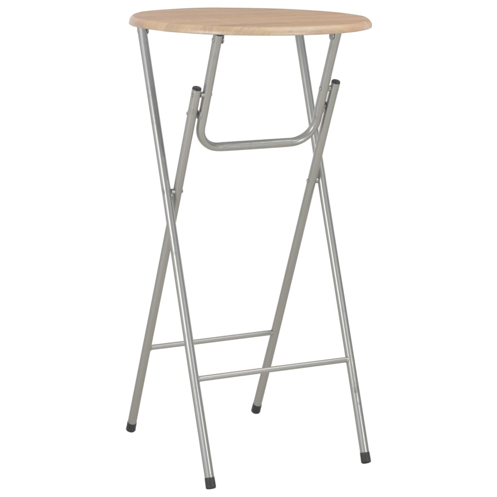 vidaXL Tables de bar 4 pcs Chêne 60x112 cm MDF