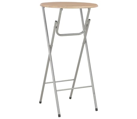 vidaXL Tables de bar 4 pcs Chêne 60x112 cm MDF