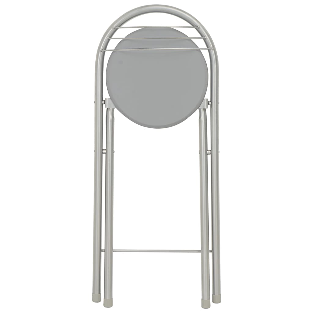 Ensemble De Bar Avec étagères 3 Pcs Bois Et Acier Gris VidaXL 20 width=274