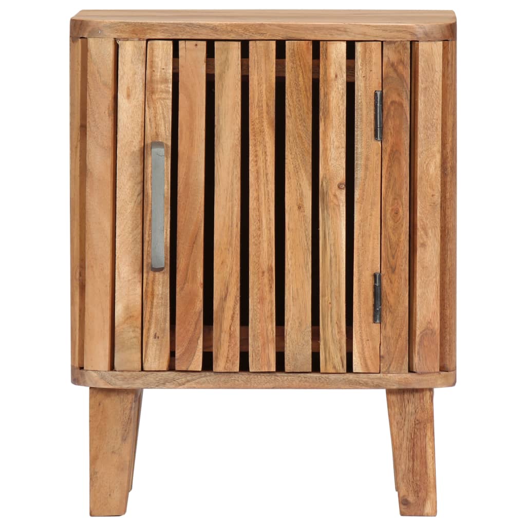 Noční stolek 40 x 30 x 50 cm masivní akáciové dřevo