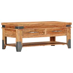 Konferenční stolek 110 x 52 x 45 cm masivní akáciové dřevo
