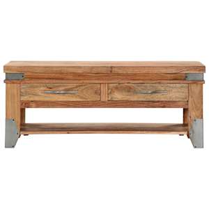 Konferenční stolek 110 x 52 x 45 cm masivní akáciové dřevo - obrázek 2