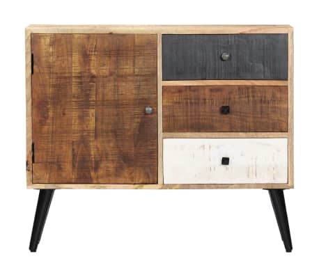 vidaXL kumode, 88x30x73 cm, mango masīvkoks