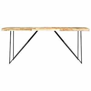 Jídelní stůl 180 x 90 x 76 cm masivní mangovníkové dřevo - obrázek 2