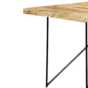 Jídelní stůl 180 x 90 x 76 cm masivní mangovníkové dřevo - obrázek 5