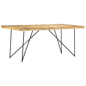 Jídelní stůl 180 x 90 x 76 cm masivní mangovníkové dřevo - obrázek 8
