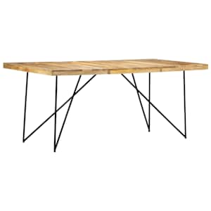 Jídelní stůl 180 x 90 x 76 cm masivní mangovníkové dřevo - obrázek 10