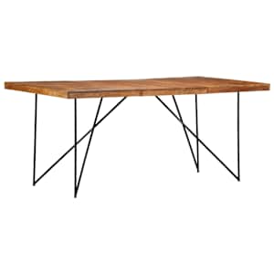 vidaXL s&ouml;&ouml;gilaud, 180 x 90 x 76 cm, akaatsiapuit