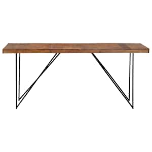 Jídelní stůl 180 x 90 x 76 cm masivní akáciové dřevo - obrázek 2