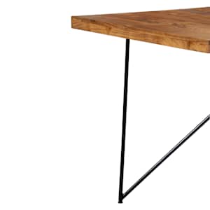 Jídelní stůl 180 x 90 x 76 cm masivní akáciové dřevo - obrázek 5
