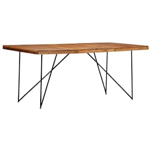 Jídelní stůl 180 x 90 x 76 cm masivní akáciové dřevo - obrázek 7