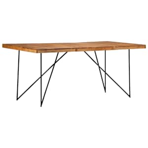 Jídelní stůl 180 x 90 x 76 cm masivní akáciové dřevo - obrázek 8