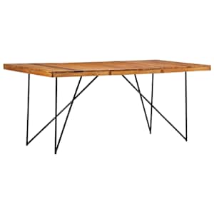 Jídelní stůl 180 x 90 x 76 cm masivní akáciové dřevo - obrázek 10