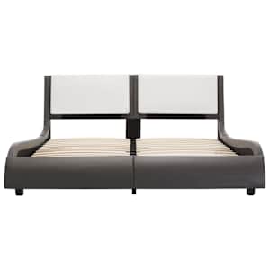 Rám postele s LED podsvícením bez matrace šedobílý 120x190 cm - obrázek 5
