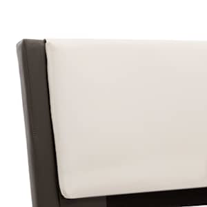 Rám postele s LED podsvícením bez matrace šedobílý 120x190 cm - obrázek 7