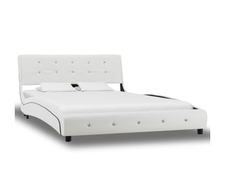 white king single bed frame