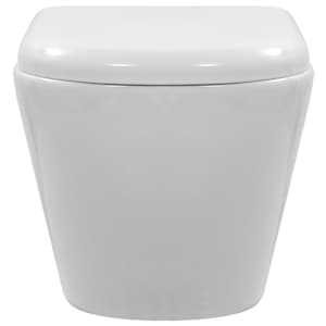 Závěsné WC bez okraje keramické bílé - obrázek 5