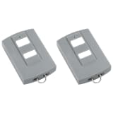 vidaXL Télécommandes radio à 2 canaux 2 pcs de moteur de garage 433MHz