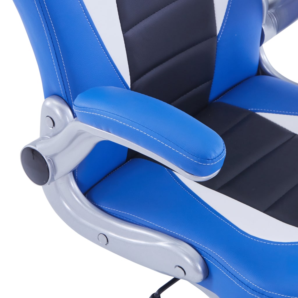 Kék műbőr gamer szék 