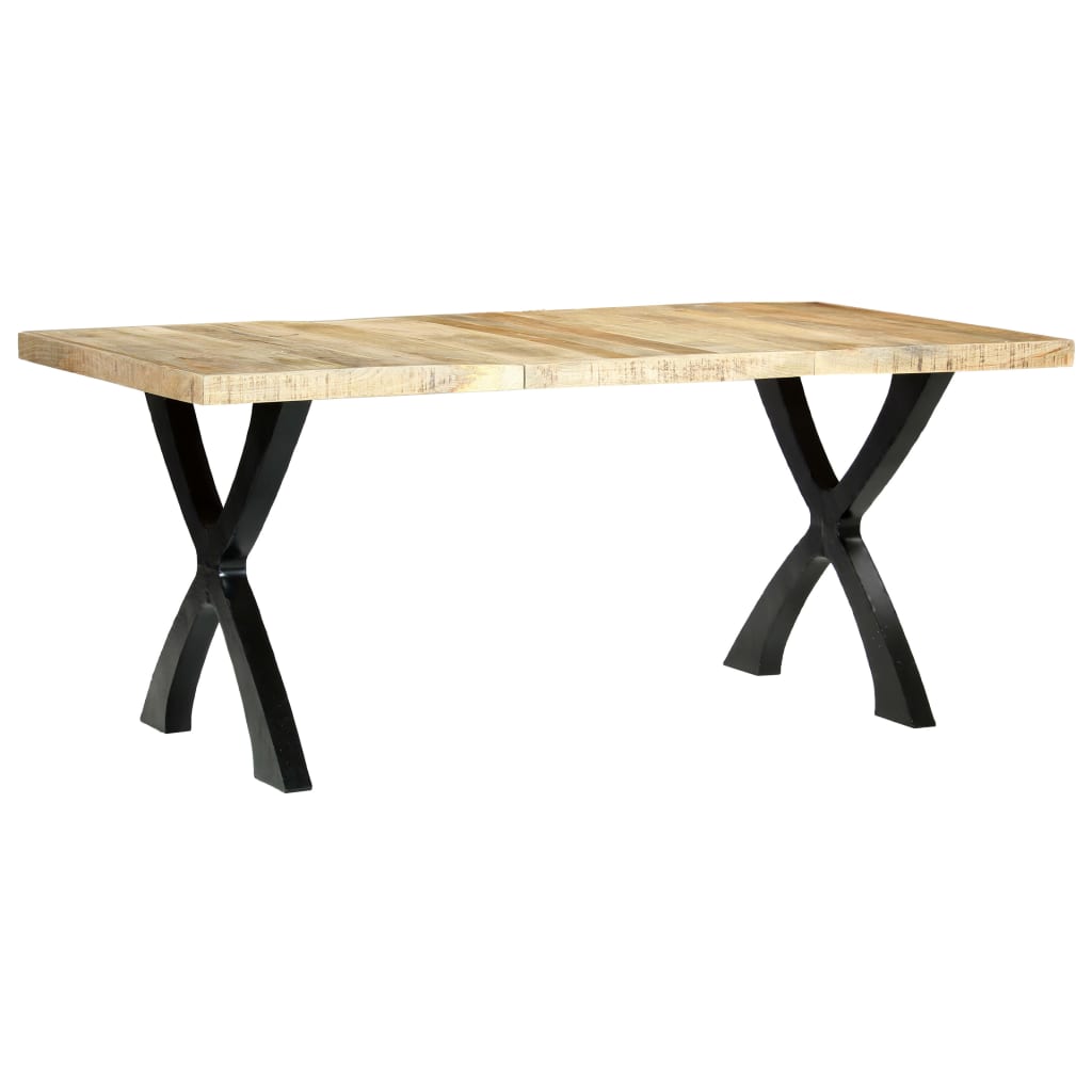 

vidaXL Eettafel 180x90x76 cm massief mangohout