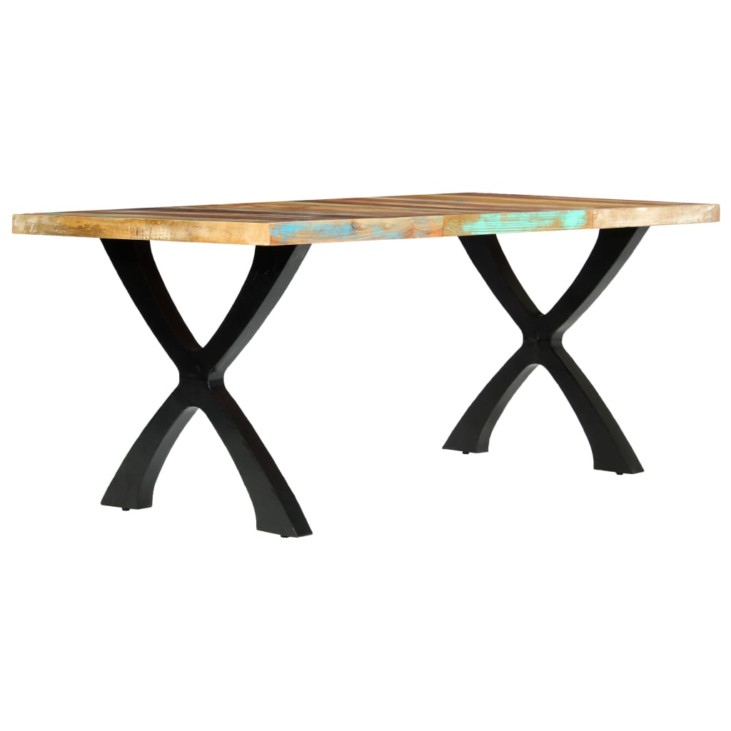 

vidaXL Eettafel 180x90x76 cm massief gerecycled hout