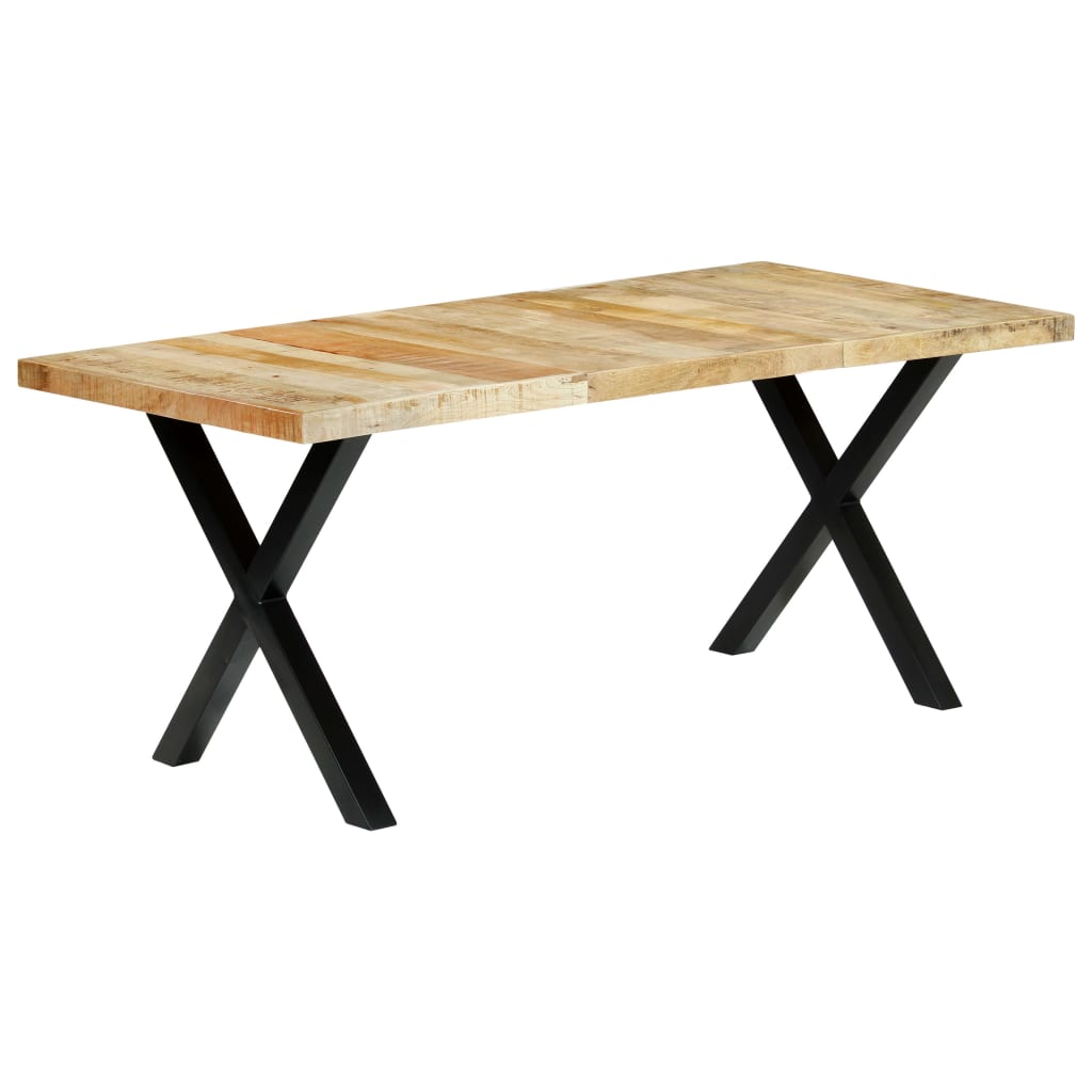 Jídelní stůl 180 x 90 x 76 cm masivní mangovníkové dřevo