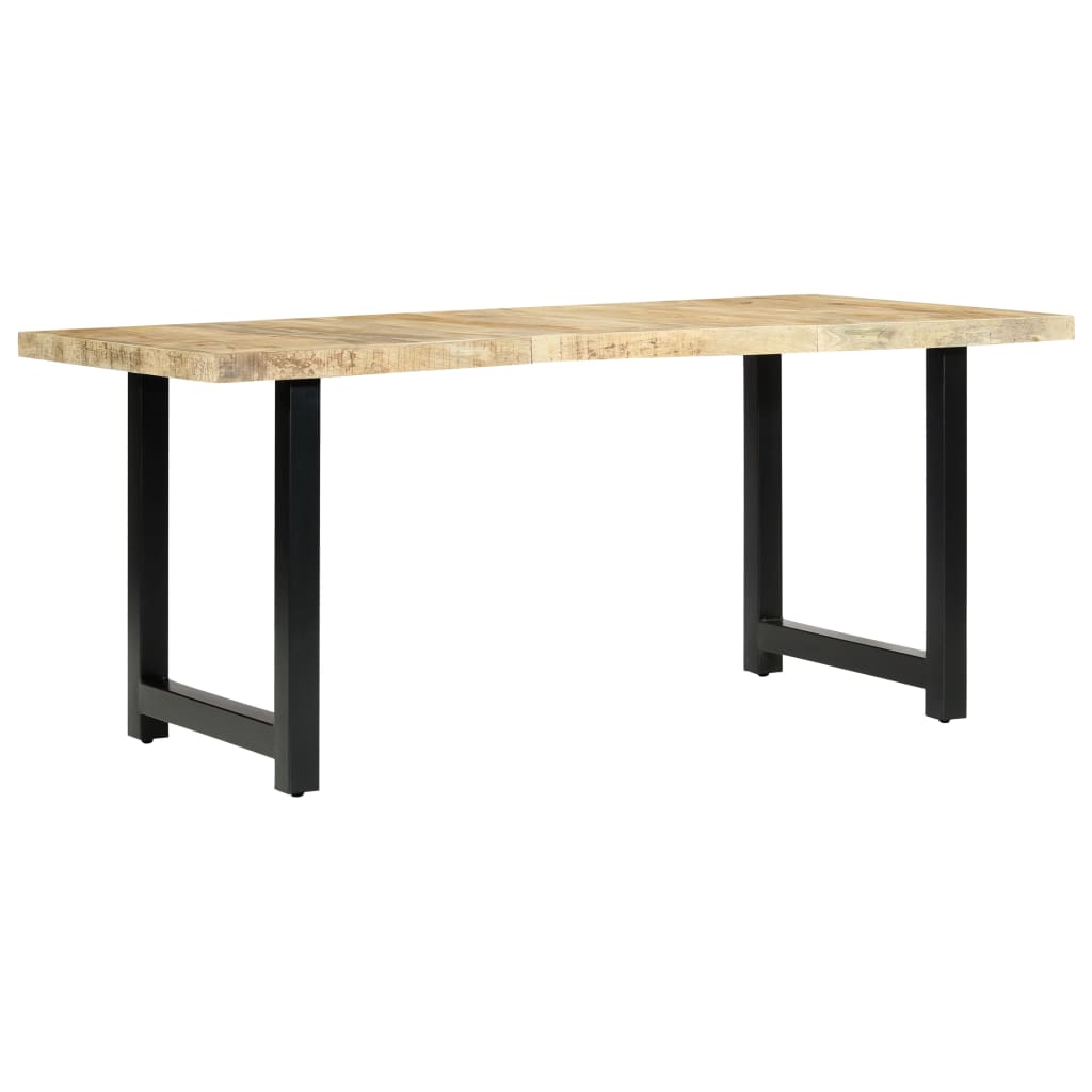 vidaXL Mesa de comedor de madera maciza de mango 180x90x76 cm