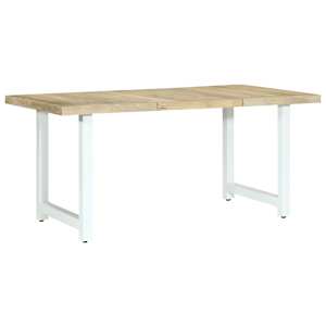 vidaXL Τραπεζαρία 180 x 90 x 76 εκ. από Μασίφ Ξύλο Μάνγκο