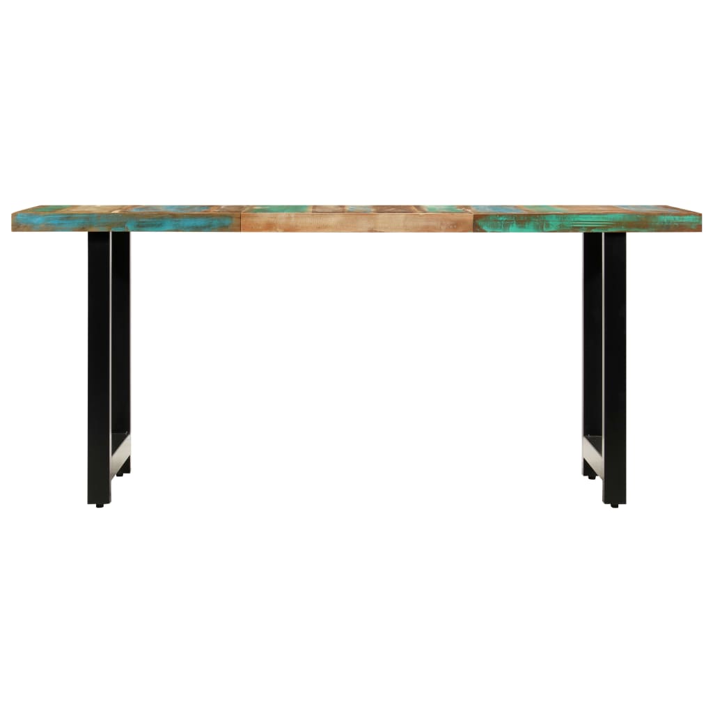 vidaXL Tavolo da Pranzo 180x90x76 cm in Legno Massello di Recupero