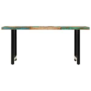 vidaXL Ruokap&ouml;yt&auml; 180x90x76 cm kierr&auml;tetty puu