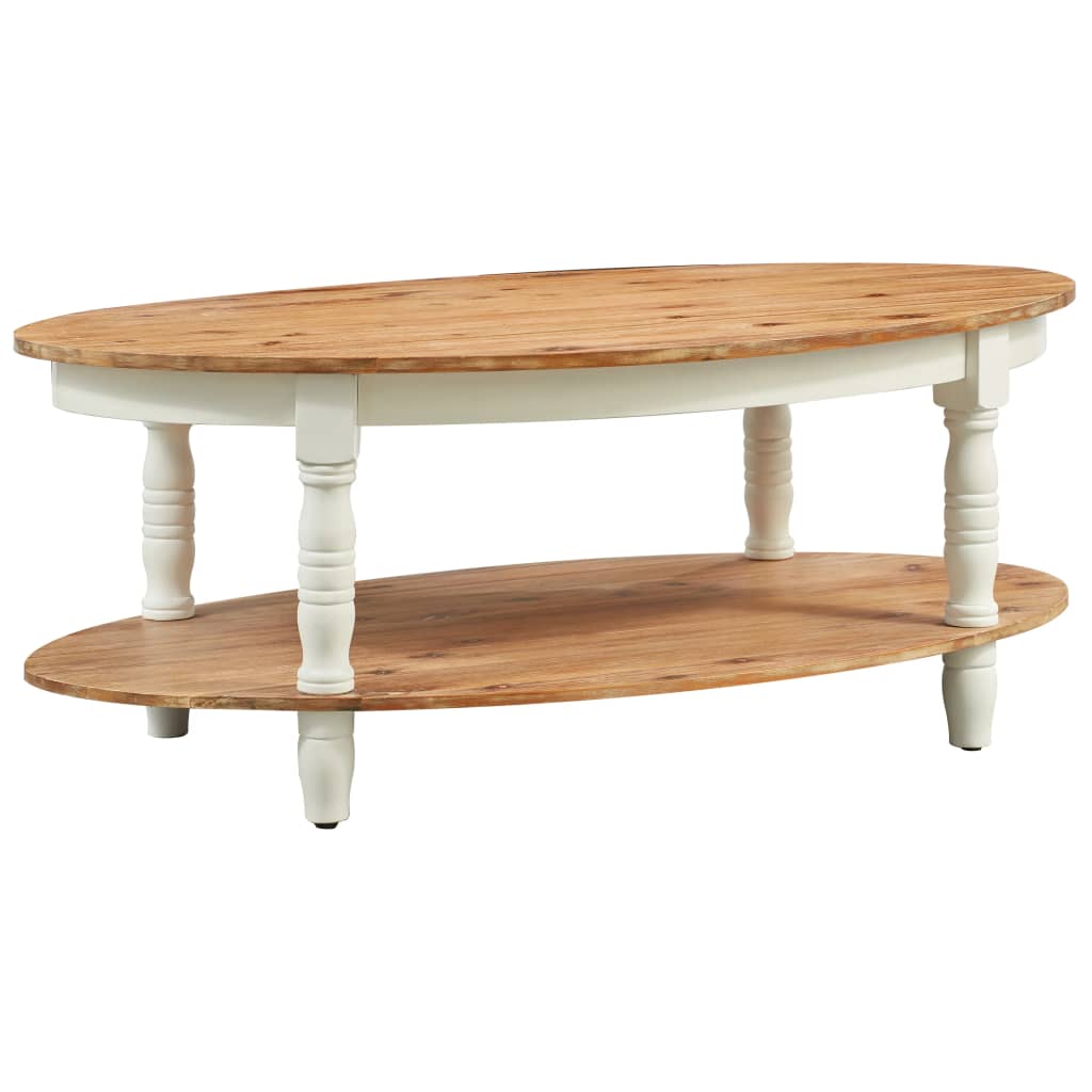 vidaXL Coffee Table 102×62.5×42 cm Solid Acacia Wood