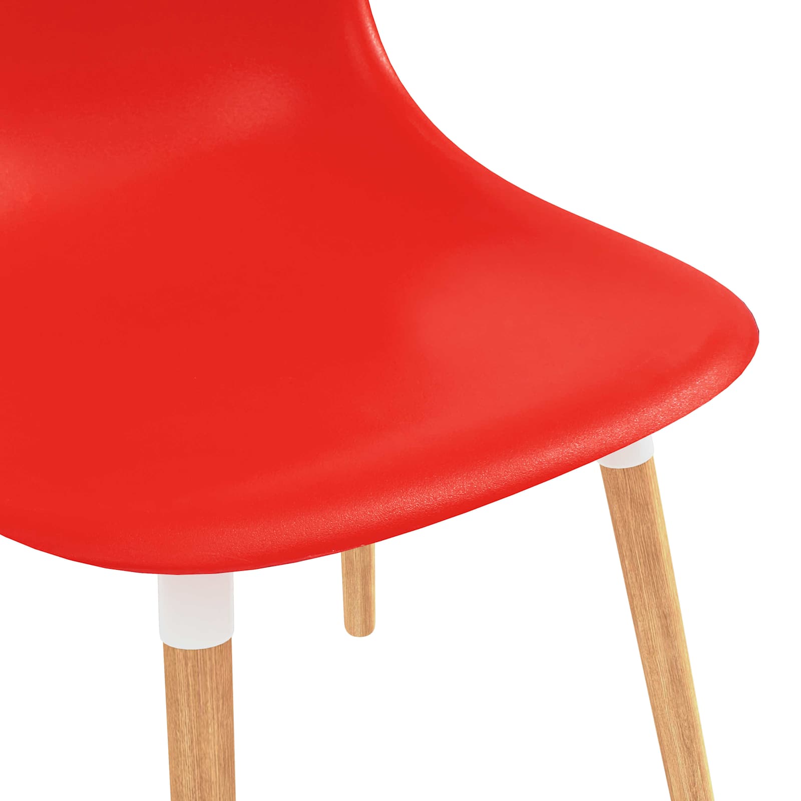 Scaune de dining 6 pcs Roșu 47 x 50.5 x 83 cm [5]