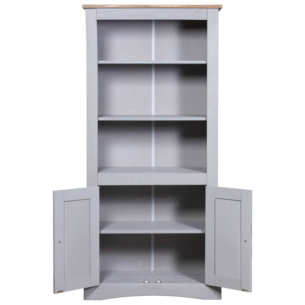Cupboard Mexican Pine Corona Range Grey 80x40x170 Cm VidaXL 14 width=274