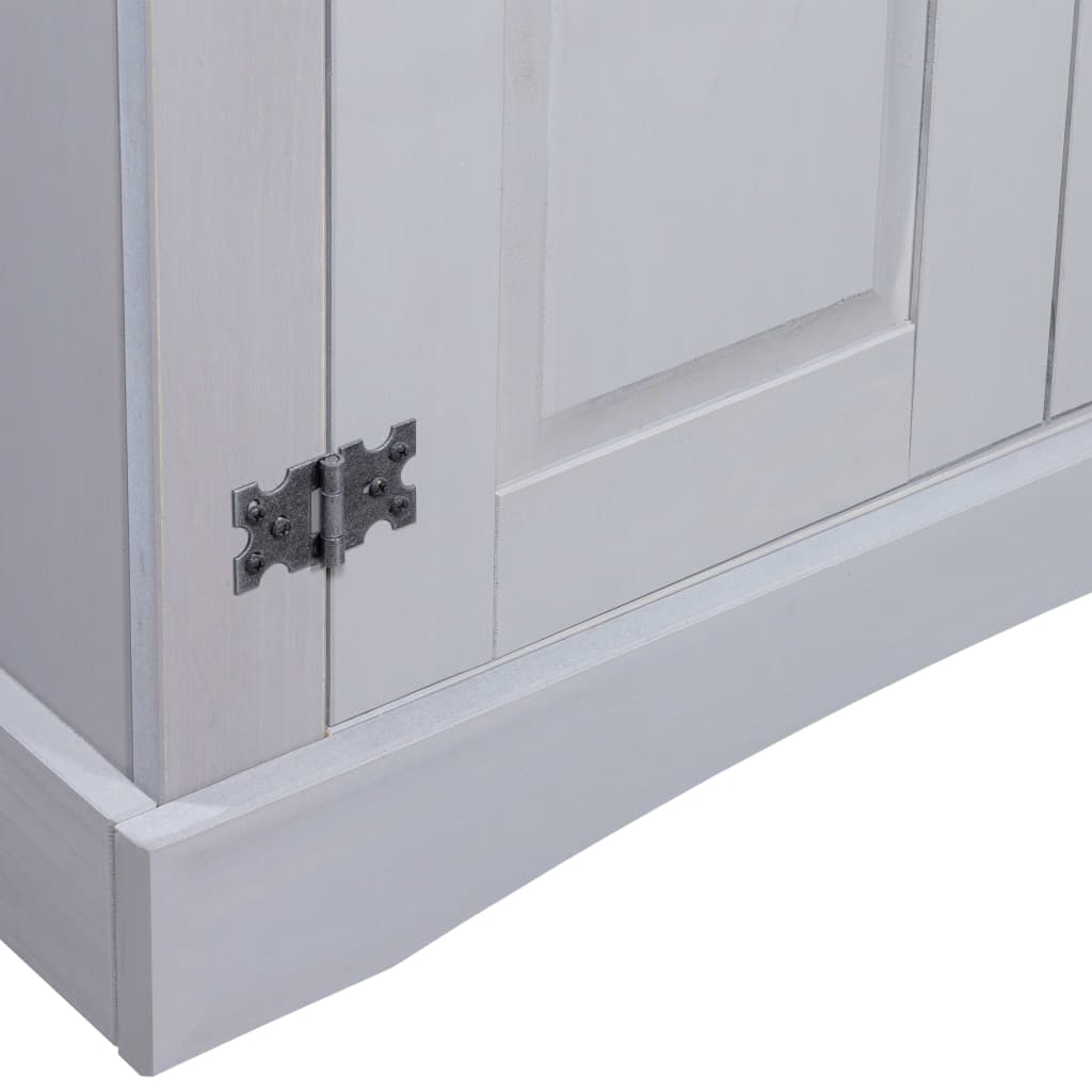 Cupboard Mexican Pine Corona Range Grey 80x40x170 Cm VidaXL 15 width=274