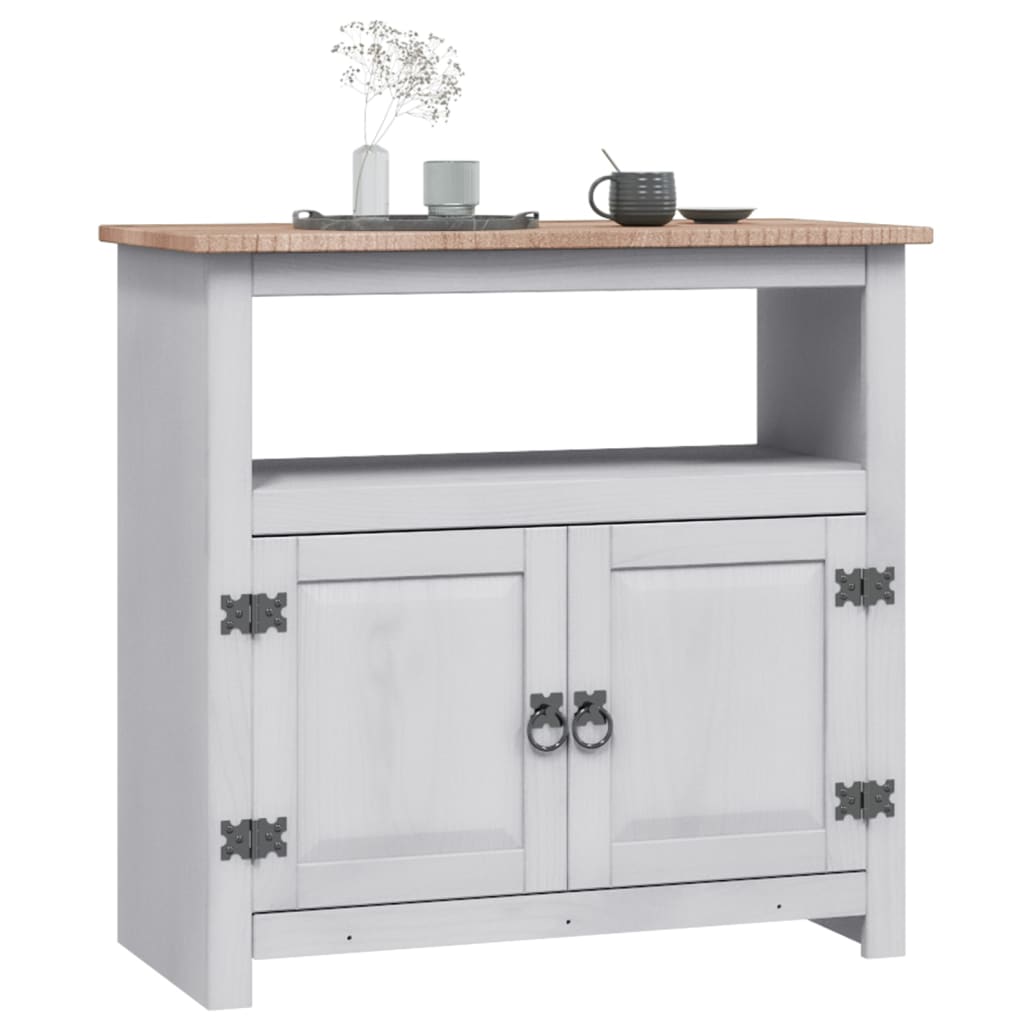 

vidaXL Tv-meubel Mexicaans grenenhout Corona-stijl 80x43x78 cm grijs