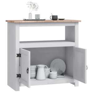 TV stolek mexická borovice Corona šedý 80 x 43 x 78 cm - obrázek 4
