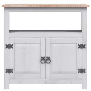 TV stolek mexická borovice Corona šedý 80 x 43 x 78 cm - obrázek 5