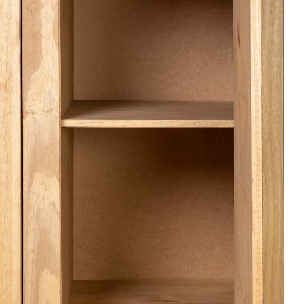  3-dverový šatník 118x50x171,5 cm borovicové drevo Panama Range
