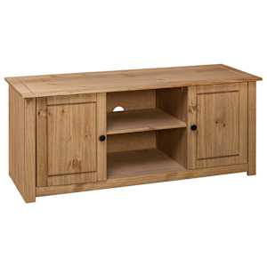 TV skříňka 120 x 40 x 50 cm masivní borovice řada Panama - obrázek 4