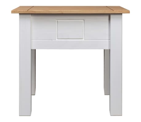 vidaXL Noční stolek bílý 50,5 x 50,5 x 52,5 cm borovice řada Panama