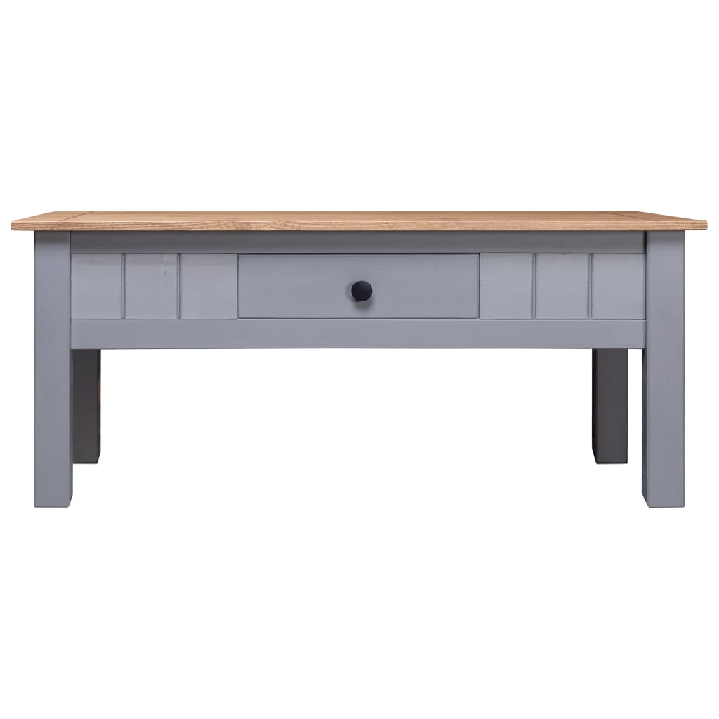 

vidaXL Salontafel Panama Range 100x60x45 cm massief grenenhout grijs