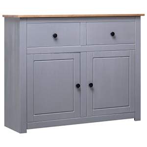 vidaXL puhvetkapp, hall 93 x 40 x 80 cm, toekas m&auml;nnipuit, Panama sari